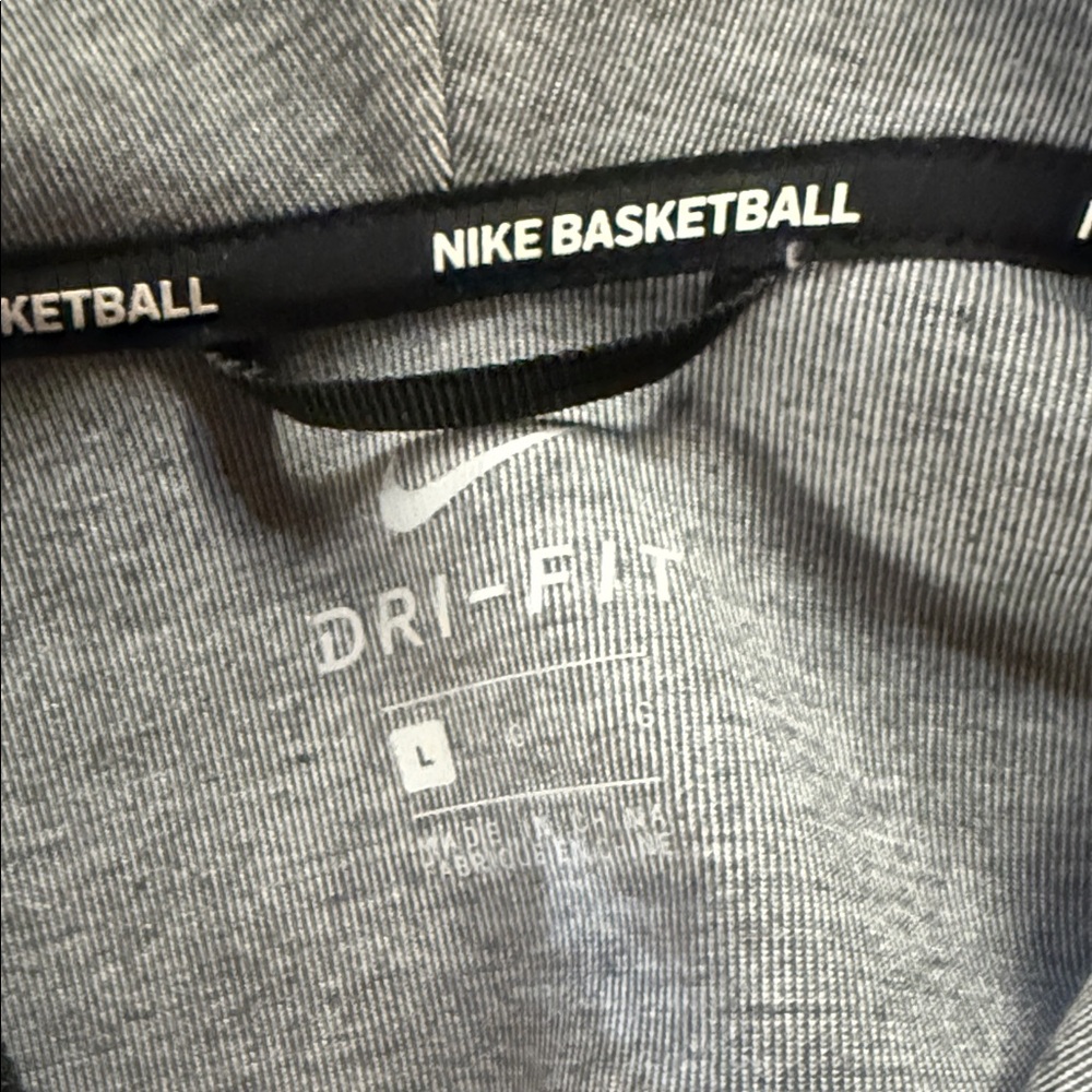 Nike Men's Charcoal Gray Hooded Jacket - Picture 5 of 5